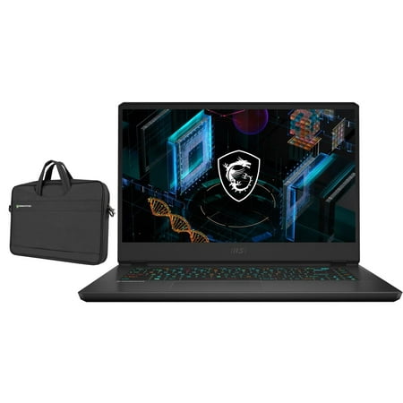 MSI GP66 Leopard Gaming & Entertainment Laptop (Intel i7-11800H 8-Core, 15.6" 144Hz Full HD (1920x1080), NVIDIA RTX 3080, 32GB RAM, 1TB PCIe SSD, Backlit KB, Wifi, Win 11 Home) with Topload Bag