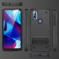 thumbnail image 6 of Allytech for Moto G Pure Rugged Case, Military Grade Shockproof Anti-Stain Heavy Duty Hybrid Case with Invisible Kickstand, Soft TPU + Hard PC Phone Case for Moto G Pure - Black, 6 of 7