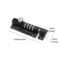 thumbnail image 2 of tooloflife Password Lock Bolt Password Lock for Gates Wooden Doors Garden Fences Storage Cabinets, 2 of 8