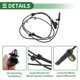 thumbnail image 4 of Sensor de Velocidad de Rueda ABS Unique Bargains ABS Sensor No.479102GG0A para Nissan Venucia D60 2017-2018, 4 of 7