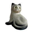 thumbnail image 3 of Estatua de gato Estatuilla de animal Decorativa Adorno de resina creativa Colección de arte Estatuilla de paisaje para balcón Gabinete de mesa Césped BLESIY estatuas de patio, 3 of 8