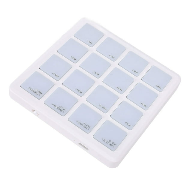Midi Wireless MIDI Controller Pad RGB Backlight Portable USB C MIDI Controller Strike Pad for Arranger