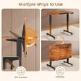 thumbnail image 4 of 31.5" Foldable Electric Standing Desk for Small Space, 180° Tiltable Mobile Rising Computer Desk, Height Adjustable Drawing Desk, Study Writing Table, 4 of 7