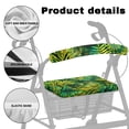 thumbnail image 5 of HELLHERO Yellow-Green Tie-Dye Palm Leaves Quick Installation Backrest Covers with Easy to Clean and Comfortable Polyester, 5 of 7