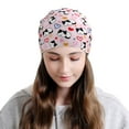 thumbnail image 2 of Naloa Cartoon Cat And Heart Soft Beanie Hat, Knit Beanie Daily Beanie in Fine Knit for Women Men Winter Travel, Outdoor, 2 of 7
