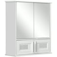 thumbnail image 1 of kleankin Armoire à Miroir de Salle de Bain avec Portes Doubles et Étagère Réglable, 1 of 10