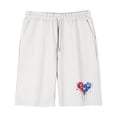 thumbnail image 5 of 4th of July Unisex Kids White Outfit, 2 Piece T-Shirt and Shorts Set 100% Cotton Summer Clothes for 3-12 Years,Size 4 T, 5 of 9