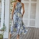 thumbnail image 1 of Vestido, Transpirable Vestido Estampado Floral Elástico Para Citas Para Fiesta De Baile ANGGREK No, 1 of 7