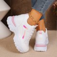 thumbnail image 5 of Willtoo Womens Orthopedic Shoes Chunky Lace Up Casual Sneakers Round Toe Orthopedic Platform Shoes Nop Slip Trendy Athletic Footwear, 5 of 6