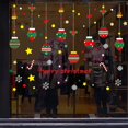 thumbnail image 3 of Pegatina electrostática de cristal para ventana navideña, copo de nieve de Papá Noel, pegatinas de pared de invierno, decoración del hogar de Feliz Navidad, calcomanía de Año Nuevo, 3 of 5