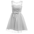 thumbnail image 5 of MLINS  Bridesmaid Dress Wedding Short Lace Knee Length Formal Women's, 5 of 8