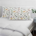 thumbnail image 4 of Dinosaur Throw Pillow Covers, Funny Dino Cute Cartoon Boys Girls Children Soft Breathable Pillow Cases with Invisible Zipper for Sleeping, Small Pillowcases for Couch Bed Sofa Chair 16x24 Inches, 4 of 9