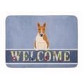 thumbnail image 1 of Carolines Treasures BB5716RUG Bull Terrier Red White Welcome Machine Washable Memory Foam Mat, 1 of 4