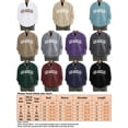 thumbnail image 2 of Fashnice Chandail pour Hommes Imprimé Lettre Col Montant Chandail en Molleton Mode Décontractée T-Shirt Vert Foncé 2TG, 2 of 2