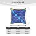 thumbnail image 2 of KLL Multiplication Table Decorative Throw Pillow Covers Velvet Soft for Couch Sofa Bedroom Living Room Outdoor (No pillow core)- 18"x18", 2 of 5