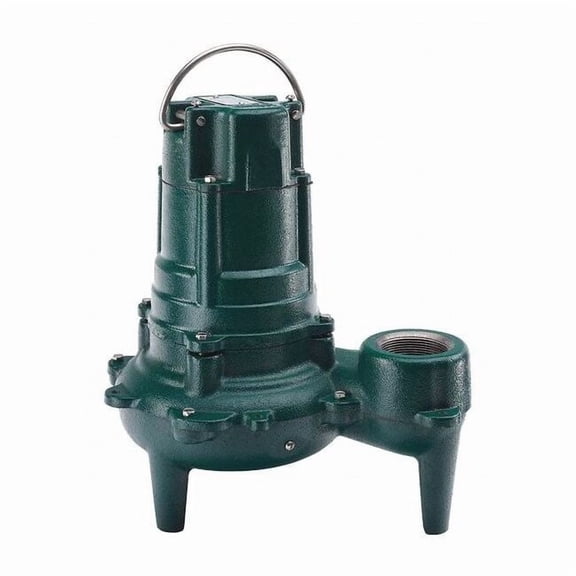 Zoeller Waste-Mate 1/2 HP 2" Manual Submersible Sewage Pump 115V 267-0002