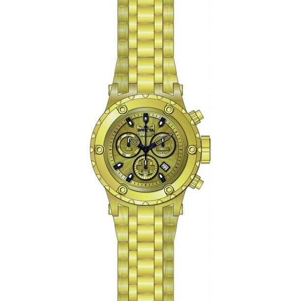Invicta Men's Subaqua Chrono 500m Gold Tone Stainless Watch 23920 - Walmart.com