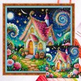 thumbnail image 1 of Bordado Eco-Cotton Thread 14CT Kit40x40cm contado Cross Stitch., 1 of 9