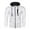 White, variant on XFLWAM Mens Spring Fall Coat Long-Sleeve Thick Coats Cozy and Warm Zip Up Jacket Lightweght Coat with Pockets Dark Gray M