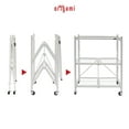 thumbnail image 6 of Origami R3 3 Tier Heavy Duty Foldable Garage Shelving with Wheels, White, 6 of 11