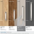 thumbnail image 3 of czcpp-BP36795PN | Renown 5-1/16 inch (128mm) Center-to-Center Polished Nickel Cabinet Pull | Kitchen Cabinet Hardware | Furniture Hardware | Drawer Handle, 3 of 4