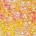 thumbnail image 3 of Flat Back Pearls Nails Art Charms 3D Nail Pearls Resin Nails Art Rhinestones, 3 of 21