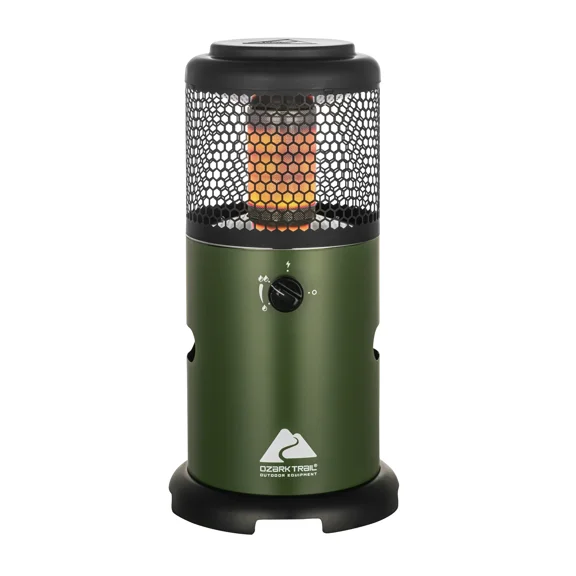 Open Box Ozark Trail FL11OT 360 Degree Propane Portable Indoor/Outdoor Heater, Green