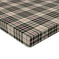 thumbnail image 2 of Ambesonne Vintage Fitted Sheet, Tartan British Heraldry, Full Size, Beige Dark Taupe Maroon, 2 of 3