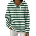thumbnail image 3 of Fewfanhot Christmas Sweatshirts for Women Pullover Hooded Kangaroo Pocket Sweatshirt Casual Hoodie Dress, 3 of 5