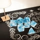 thumbnail image 4 of Conjunto de 7 piezas de dados acrílicos con números poliédricos para juegos de de juegos de casino y mazmorras Macarena Dados de juego de mesa, 4 of 8