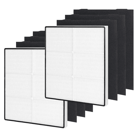 Goodsby Replacement 2x HEPA Filter   8x Pre Motor Carbon Filters for Whirlpool Whispure AP300 AP350 AP450 AP510 AP51030KB AP45030K WP500 WP1000 Air Purifiers 1183054 1183054K 8171434K