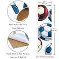 thumbnail image 3 of Football Emery Surface Skateboard Stickers (Pack of Two) - PVC Backing, 8.8x32.6in/22.4x83 cm - Skateboard Accessories, 3 of 5