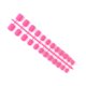 thumbnail image 1 of Qarigey 24 Pack Frosted Press on Nails DIY Artificial Exquisita Novela Elegante Personalidad Acrílico Nail para amantes de la manicura Juegos de manicura 14 rosa, 1 of 5