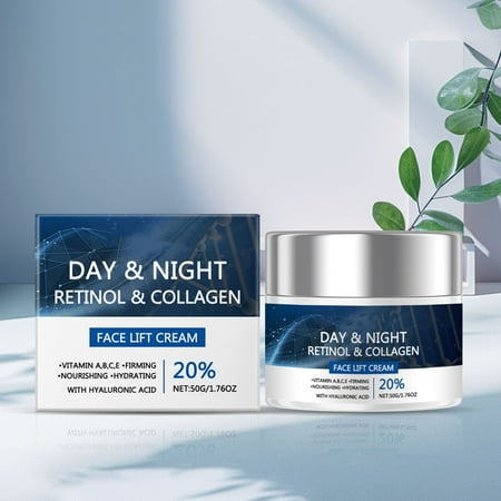 HYLLai Collagen Deep Hydration Face Cream – Anti-Aging & Firming Moisturizer for All Skin Types – 50g Jar