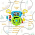 thumbnail image 3 of Toddler Steering Wheel Toy, Turn and Learn Driver Toy with Light and Sound, Role-Play Toy for Baby, 3 of 7