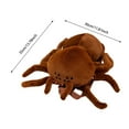 thumbnail image 4 of Large Realistic Brown Spider Plush Toy - 13.7'' Ultra-Soft Tarantula Stuffed Animal, Lifelike Araneid Plush Pillow, Cute Huggable Gift for Kids & Adults, 4 of 8