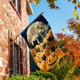 thumbnail image 4 of Autumn Pumpkin Moon Cat Double Sided Decorative Welcome Fall House Flag 28x40 Inch, 4 of 6