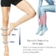 thumbnail image 3 of Calcetines de compresión crus para hombres y mujeres, calcetines de retención sin pies, soporte progresivo de 2 niveles, manga de compresión crus, adecuados para venas varicosas, 3 of 5