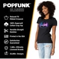 thumbnail image 4 of Batman Galaxy Signal Women's T Shirt (X-Large) Black, 4 of 5