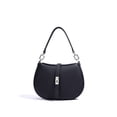 thumbnail image 2 of Genuine Cowhide Women Saddle Bag, Adjustable Crossbody Shoulder Bag, Pebbled Leather, 2 of 7