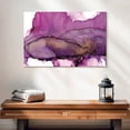 thumbnail image 2 of Elephant Stock Aquarelle Violet Wall Art - Horizontal Canvas Wall Art - Living Room Wall Decor - Abstract Canvas - Purple And White Decor By Chris Paschke - 24" x 16", 2 of 8