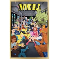 Invincible: Season 2 - Bus One Sheet Wall Poster, 14.725" x 22.375" Framed