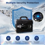 Hcalory Diesel Air Heater, TB2 2025 updated 12V 8KW All-In-One Portable Handheld Toolbox with Bluetooth APP Control and adapter for Car Trucks Boat Bus RV Trailer Motor-Homes and Camper