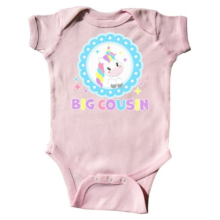 

Inktastic Big Cousin cute unicorn Gift Baby Girl Bodysuit
