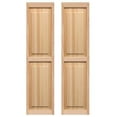 thumbnail image 6 of AWC Exterior Wood Window Shutters Louvered 15"wide x 59"high Unfinished, 6 of 7