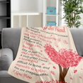 thumbnail image 4 of Best Friend Blanket Gifts for Women Friendship Gifts for Best Friend Birthday Gifts for Bestie Throw Blanket Sentimental Thinking of You Gifts Blanket Long Distance Bff Soul Sister Christmas 50x60, 4 of 6