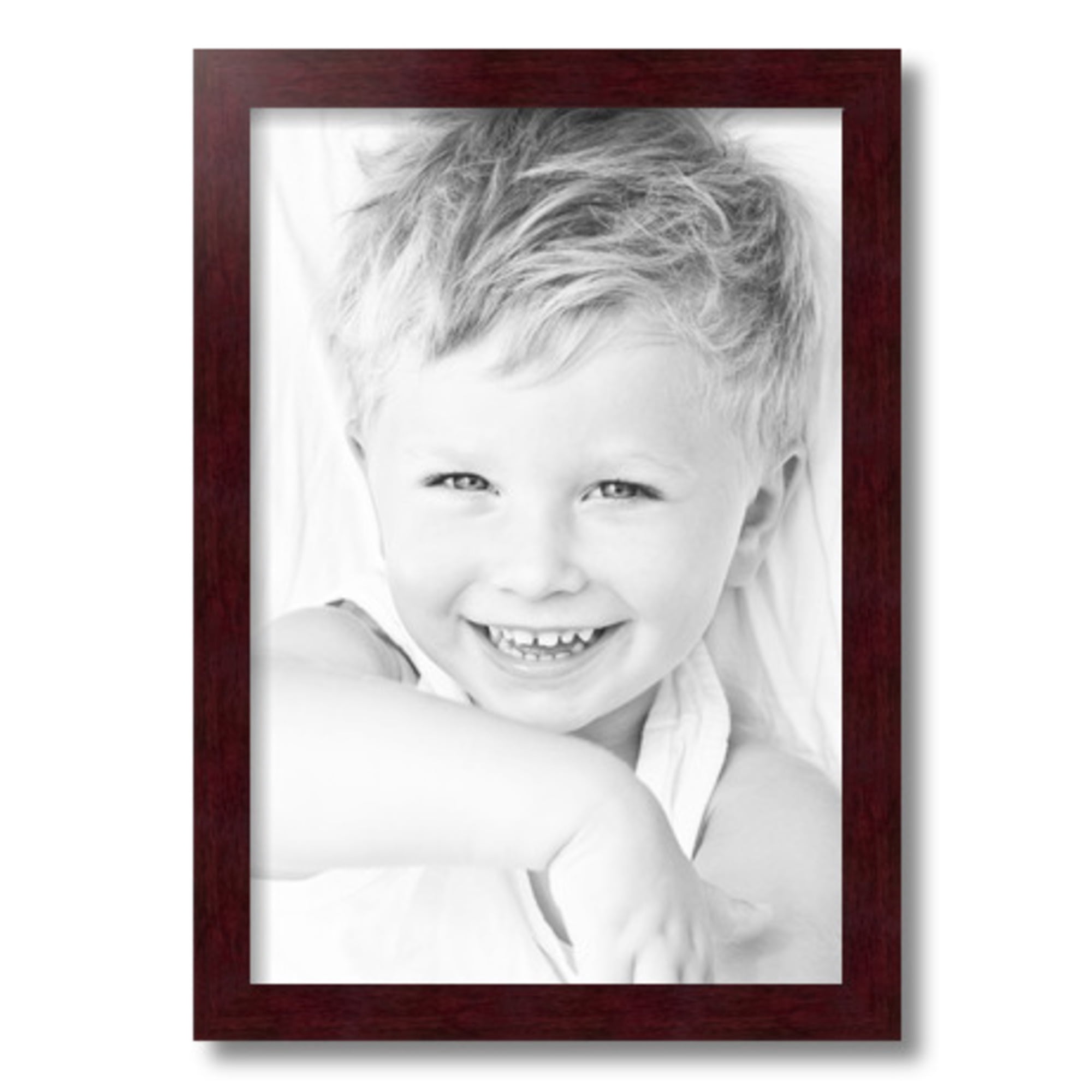 ArtToFrames 13" x 19" Mahogany Picture Frame, 13x19 inch Brown MDF Poster Frame (WOM-3978), 1 Pack