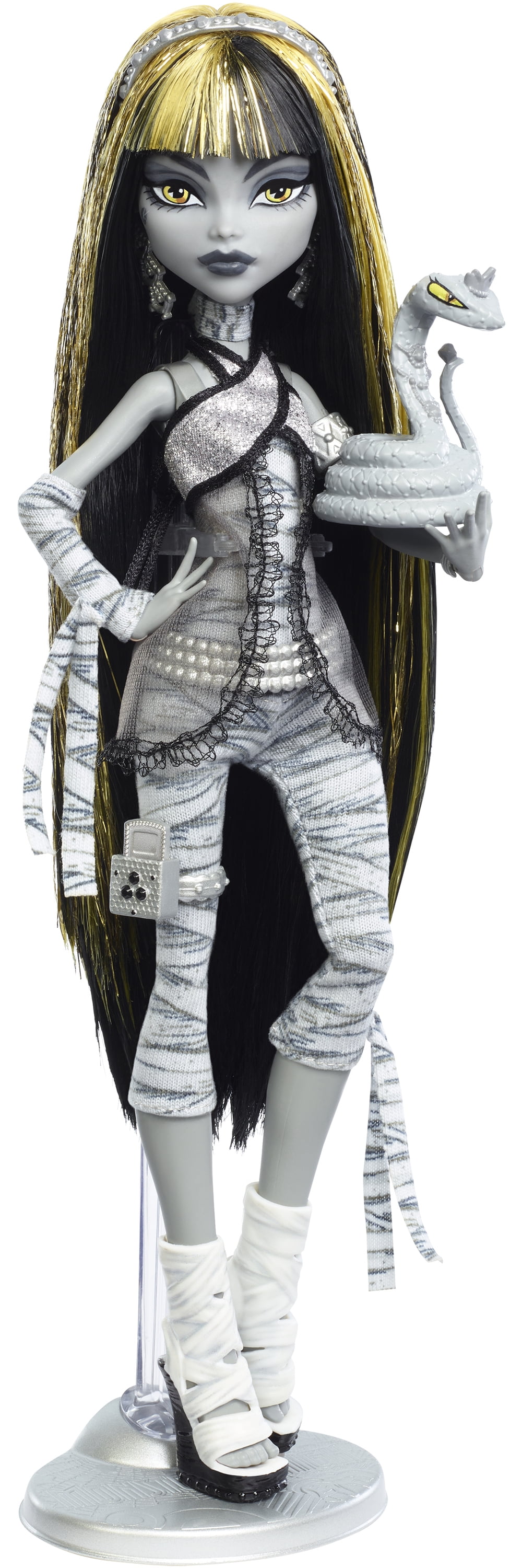 Monster High Reel Drama Cleo De Nile Black and White Reproduction Collector Doll with Poster