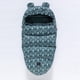 thumbnail image 5 of Saco de dormir para bebé acolchado con terciopelo y cuello de piel, edredón cálido de invierno a prueba de patadas, edredón europeo y americano, 5 of 5