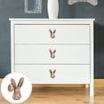 thumbnail image 4 of KAKOWELY 2pcs Rabbit Shaped Handle Drawer Knob Kitchen Cabinet Grip Furniture Accessory,1.93"X1.38"X1.02", 4 of 4